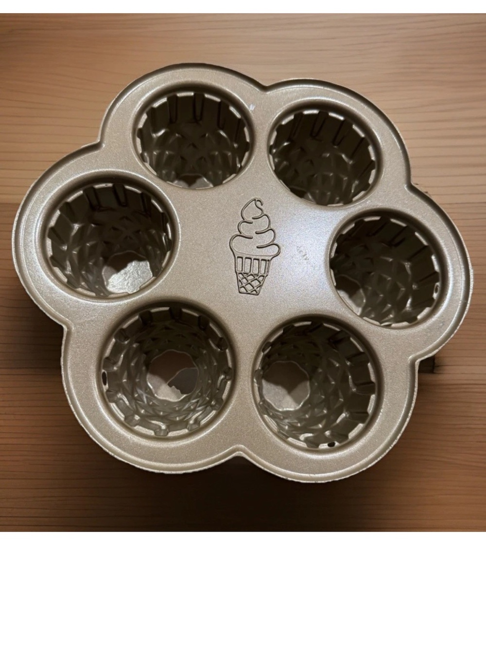Nordic Ware Ice Cream Cone 6 Cupcake Pan 3” tall: heavy duty Made in the USA 🇺🇸
